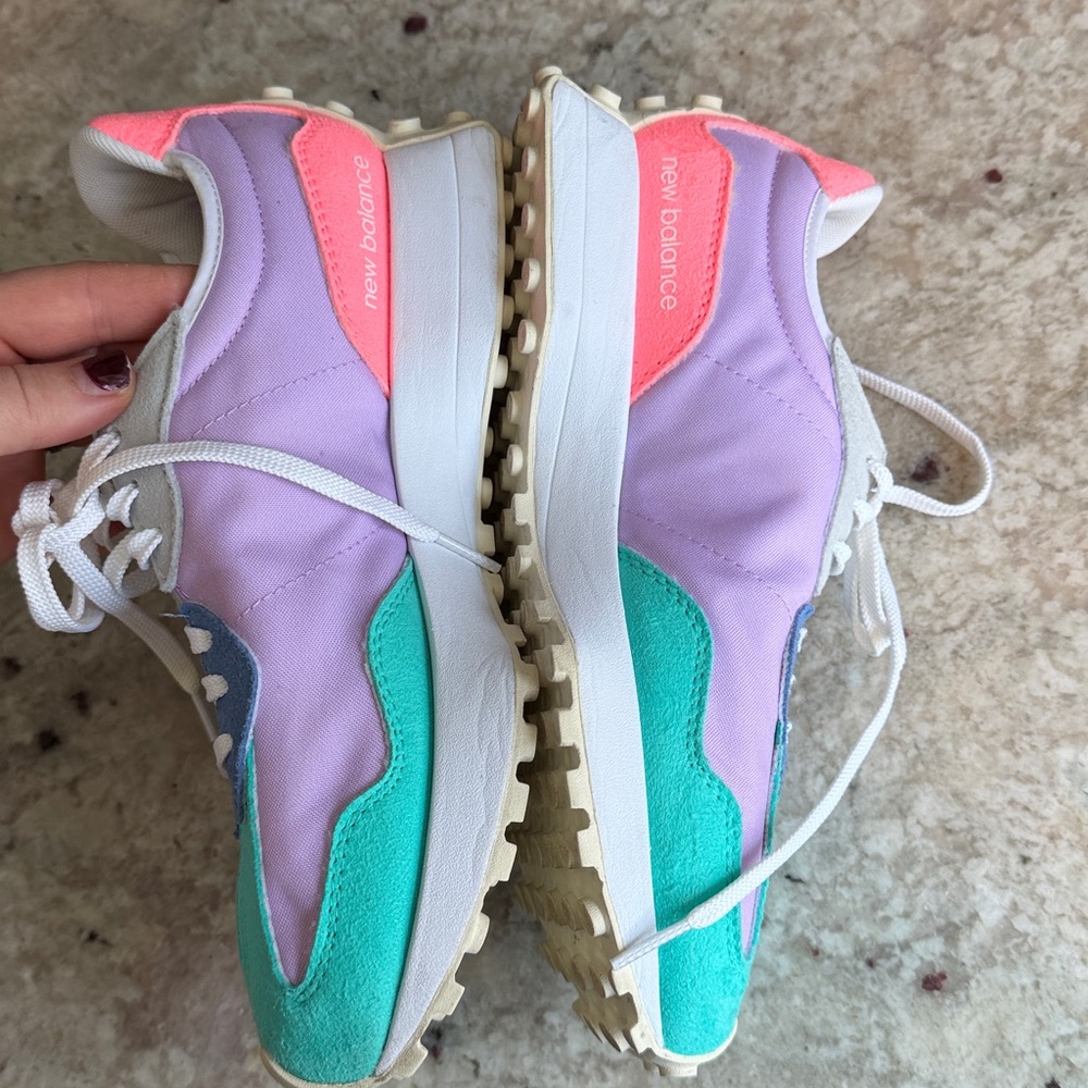 New Balance Wmns 327 'Dark Violet Summer Jade' - Picture 9 of 10